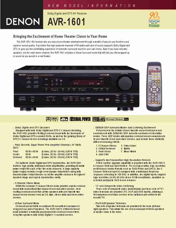 Denon Stereo System AVR-1601-page_pdf